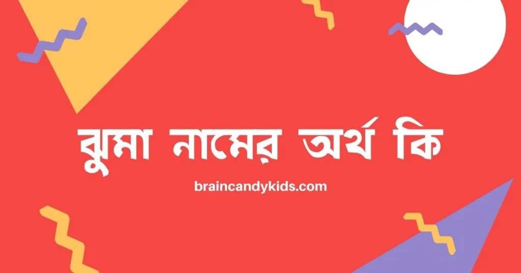 ঝুমা নামের অর্থ কি - ব্রেইন ক্যান্ডি ঝুমা নামের অর্থ কি