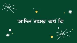 আদিল নামের অর্থ কি | ইসলাম কি বলে? (বিস্তারিত) - ব্রেইন ক্যান্ডি আদিল নামের অর্থ কি | ইসলাম কি বলে? (বিস্তারিত) - ব্রেইন ক্যান্ডি