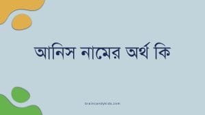 আনিস নামের অর্থ কি | ইসলাম কি বলে? (বিস্তারিত) - ব্রেইন ক্যান্ডি আনিস নামের অর্থ কি | ইসলাম কি বলে? (বিস্তারিত) - ব্রেইন ক্যান্ডি