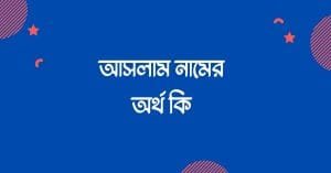 আসলাম নামের অর্থ কি – রাখার আগে যে কথাটি জানা জরুরী - ব্রেইন ক্যান্ডি আসলাম নামের অর্থ কি – রাখার আগে যে কথাটি জানা জরুরী - ব্রেইন ক্যান্ডি