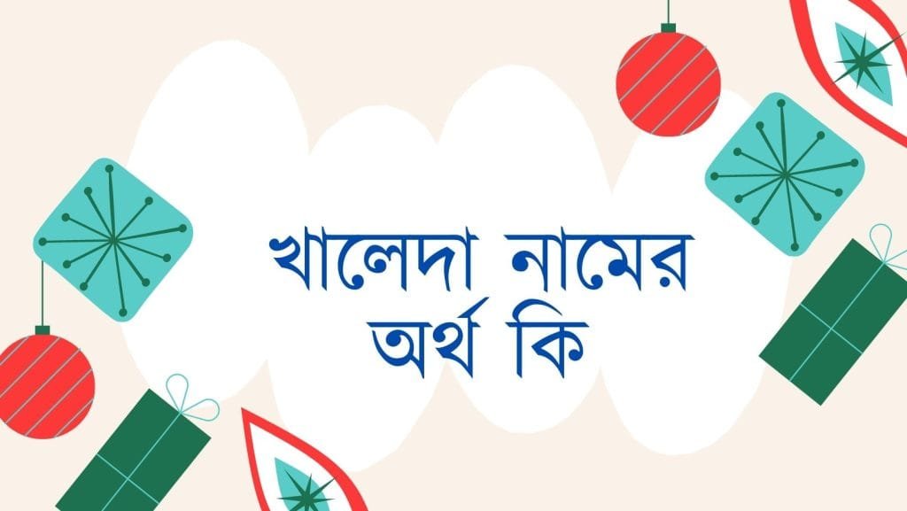 খালেদা নামের অর্থ কি | ইসলাম কি বলে? (বিস্তারিত) - ব্রেইন ক্যান্ডি খালেদা নামের অর্থ কি | ইসলাম কি বলে? (বিস্তারিত) - ব্রেইন ক্যান্ডি