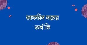 জাফরিন নামের অর্থ কি – রাখার আগে যে কথাটি জানা জরুরী - ব্রেইন ক্যান্ডি জাফরিন নামের অর্থ কি – রাখার আগে যে কথাটি জানা জরুরী - ব্রেইন ক্যান্ডি