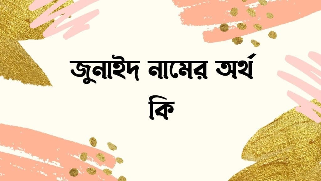 জুনাইদ নামের অর্থ কি | ইসলাম কি বলে? (বিস্তারিত) - ব্রেইন ক্যান্ডি জুনাইদ নামের অর্থ কি | ইসলাম কি বলে? (বিস্তারিত) - ব্রেইন ক্যান্ডি