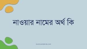 নাওয়ার নামের অর্থ কি | ইসলাম কি বলে? (বিস্তারিত) - ব্রেইন ক্যান্ডি নাওয়ার নামের অর্থ কি | ইসলাম কি বলে? (বিস্তারিত) - ব্রেইন ক্যান্ডি