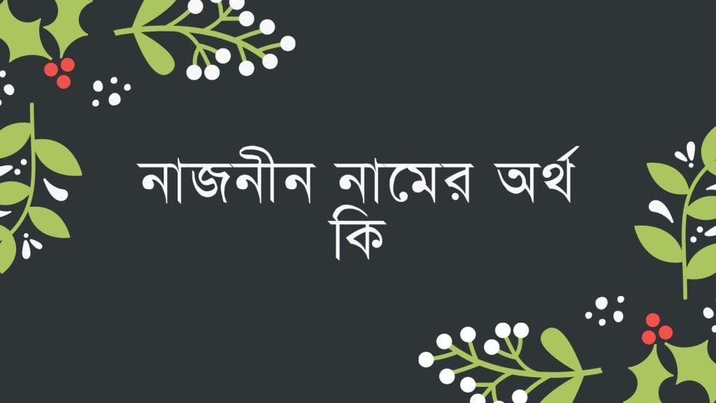 নাজনীন নামের অর্থ কি | ইসলাম কি বলে? (বিস্তারিত) - ব্রেইন ক্যান্ডি নাজনীন নামের অর্থ কি
