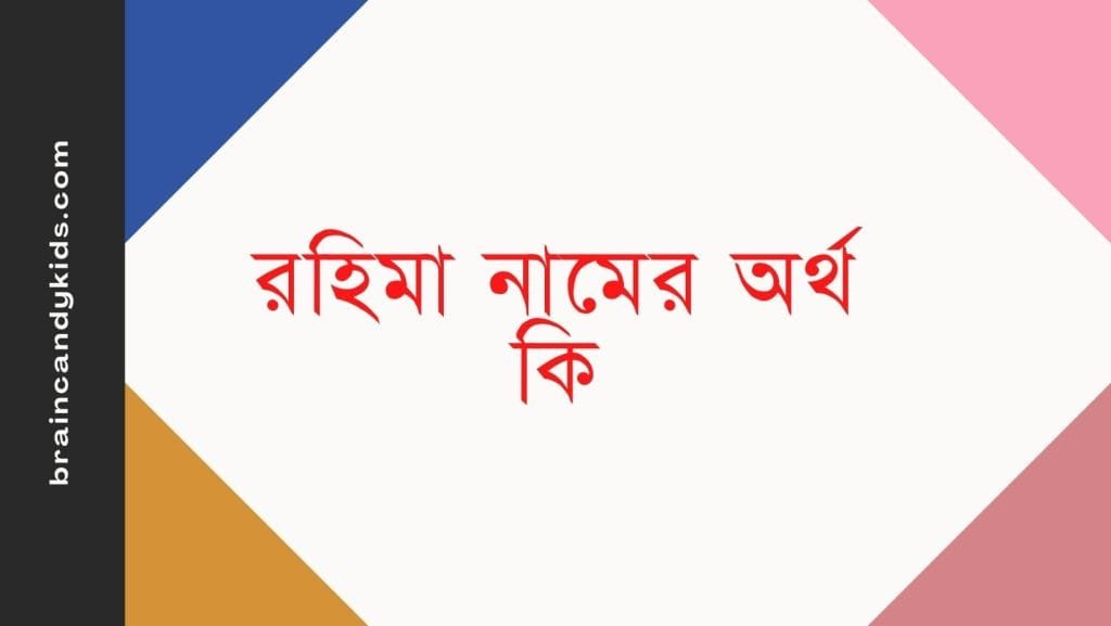 রহিমা নামের অর্থ কি | ইসলাম কি বলে? (বিস্তারিত) - ব্রেইন ক্যান্ডি রহিমা নামের অর্থ কি | ইসলাম কি বলে? (বিস্তারিত) - ব্রেইন ক্যান্ডি