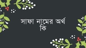 সাফা নামের অর্থ কি | ইসলাম কি বলে? (বিস্তারিত) - ব্রেইন ক্যান্ডি সাফা নামের অর্থ কি | ইসলাম কি বলে? (বিস্তারিত) - ব্রেইন ক্যান্ডি