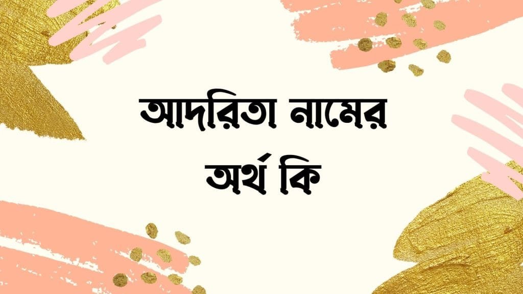 আদরিতা নামের অর্থ কি - ব্রেইন ক্যান্ডি আদরিতা নামের অর্থ কি - ইসলামিক ও আরবি অর্থ জানুন