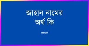 জাহান নামের অর্থ কি - রাখার আগে যে কথাটি জানা জরুরী - ব্রেইন ক্যান্ডি জাহান নামের অর্থ কি - রাখার আগে যে কথাটি জানা জরুরী - ব্রেইন ক্যান্ডি