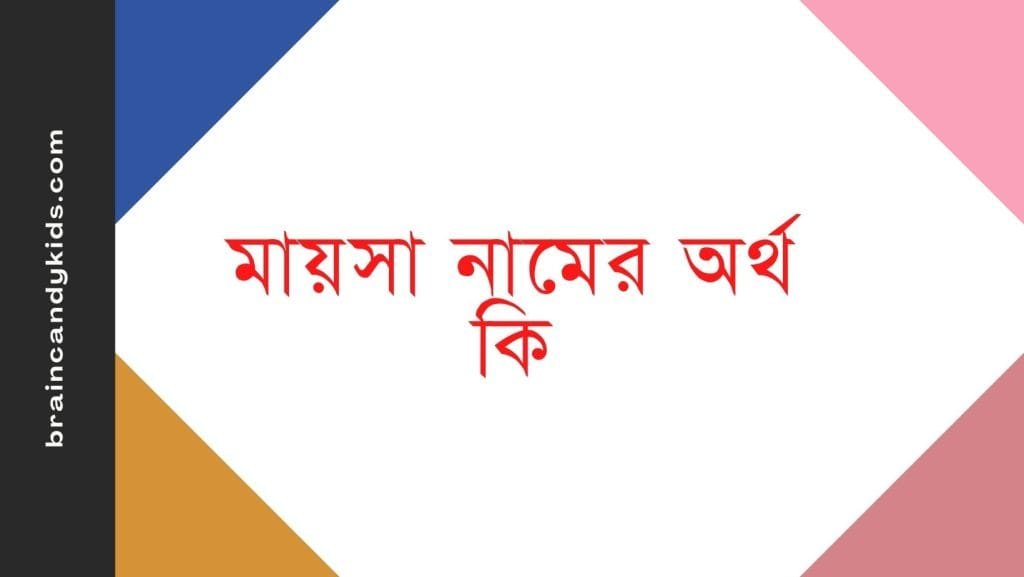 মায়সা নামের অর্থ কি - ব্রেইন ক্যান্ডি মায়সা নামের অর্থ কি - ইসলামিক ও আরবি অর্থ জানুন