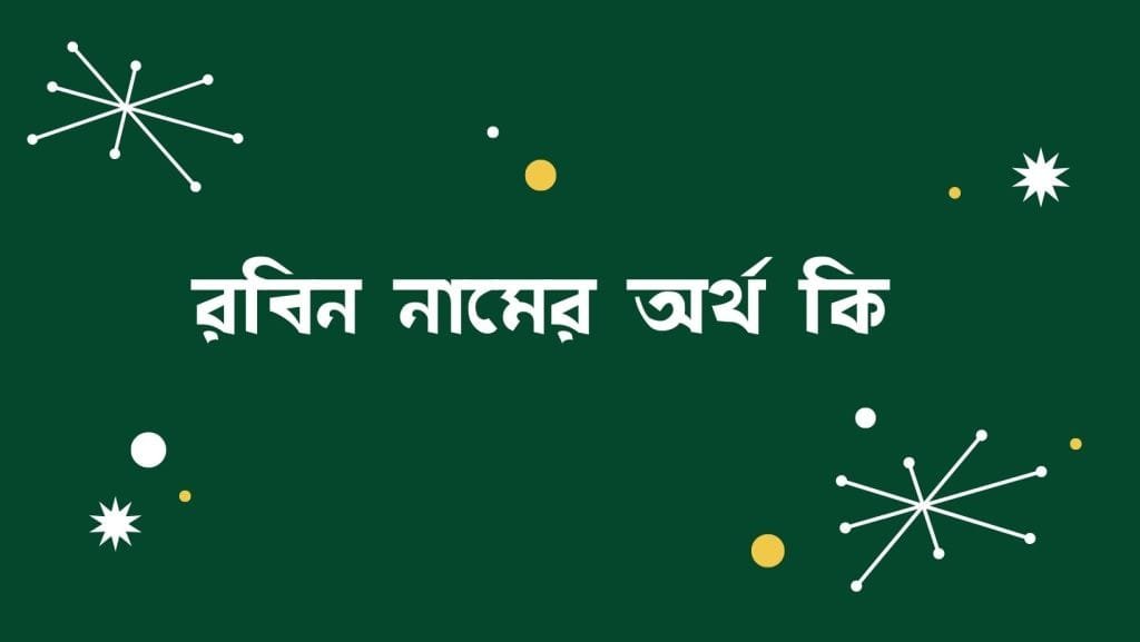 রবিন নামের অর্থ কি - ব্রেইন ক্যান্ডি রবিন নামের অর্থ কি - ইসলামিক ও আরবি অর্থ জানুন