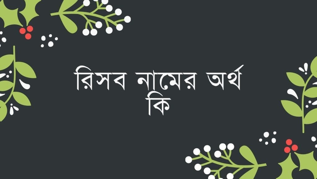 রিসব নামের অর্থ কি - ব্রেইন ক্যান্ডি রিসব নামের অর্থ কি - ইসলামিক ও আরবি অর্থ জানুন