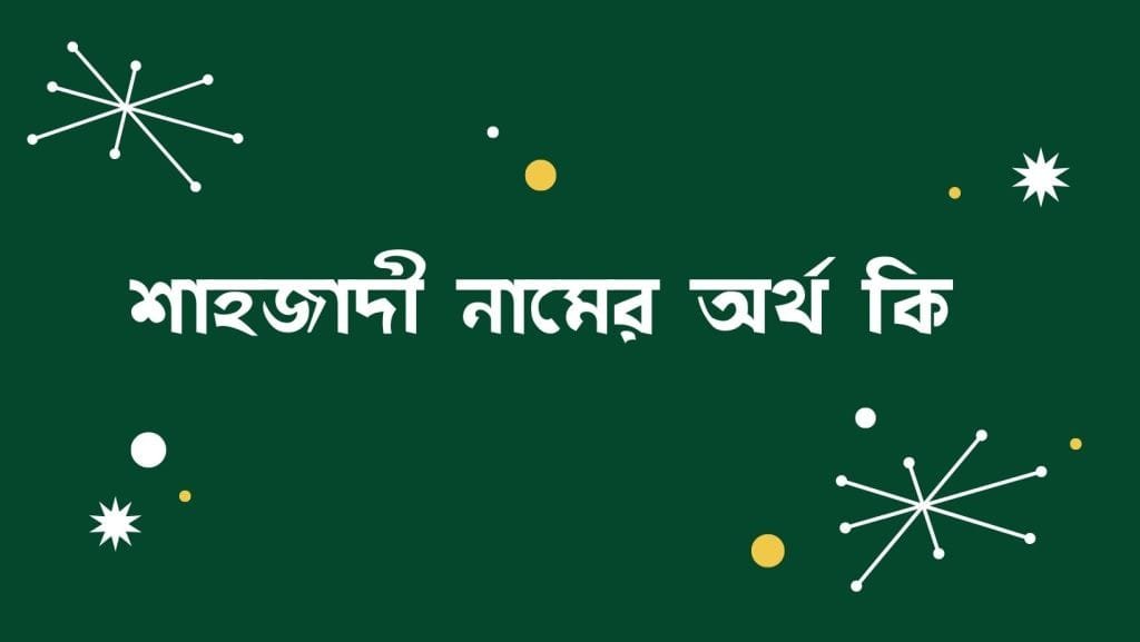 শাহজাদী নামের অর্থ কি - ব্রেইন ক্যান্ডি শাহজাদী নামের অর্থ কি - ইসলামিক ও আরবি অর্থ জানুন