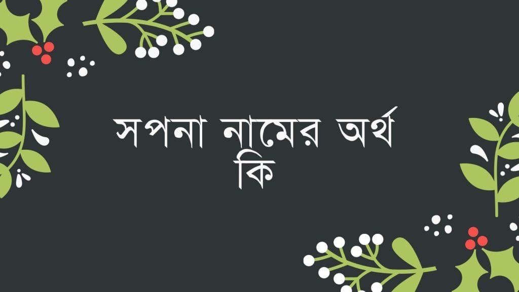 সপনা নামের অর্থ কি - ব্রেইন ক্যান্ডি সপনা নামের অর্থ কি - ইসলামিক ও আরবি অর্থ জানুন